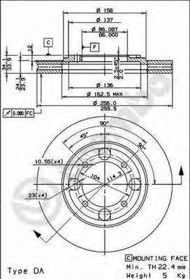 Disc frana