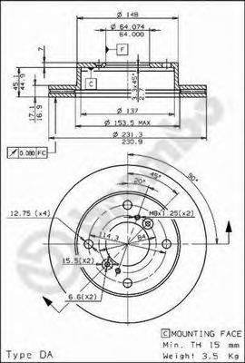 Disc frana