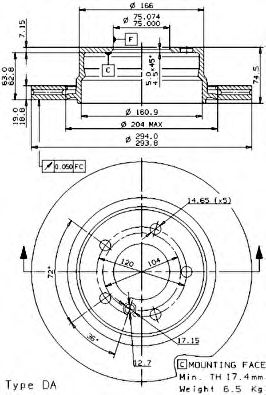 Disc frana