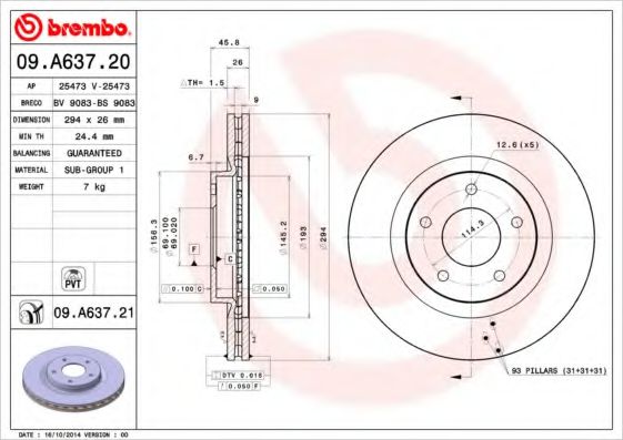 Disc frana