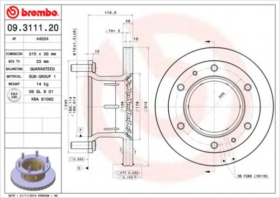 Disc frana