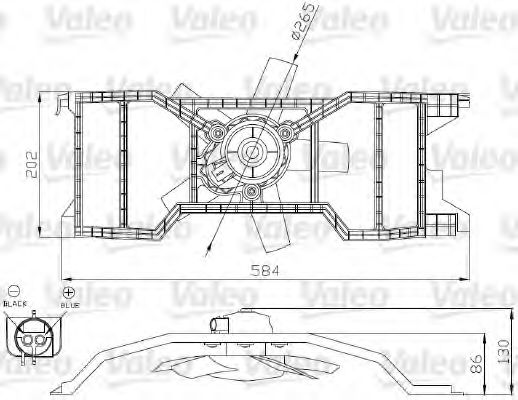 Ventilator, radiator