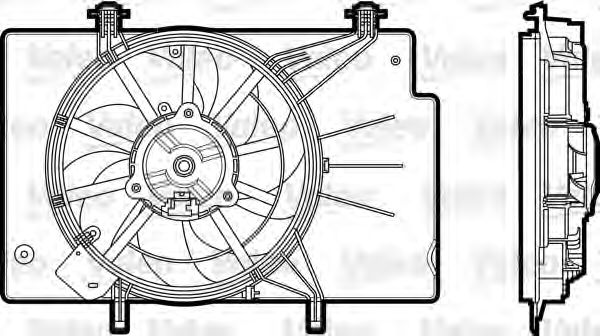 Ventilator, radiator