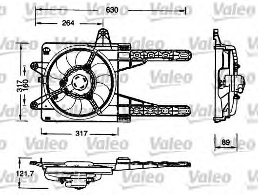 Ventilator, radiator