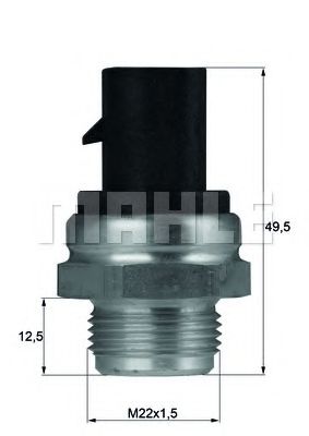 Comutator temperatura, ventilator radiator