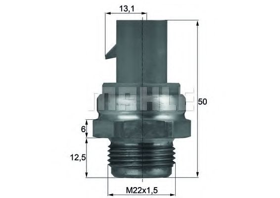 Comutator temperatura, ventilator radiator