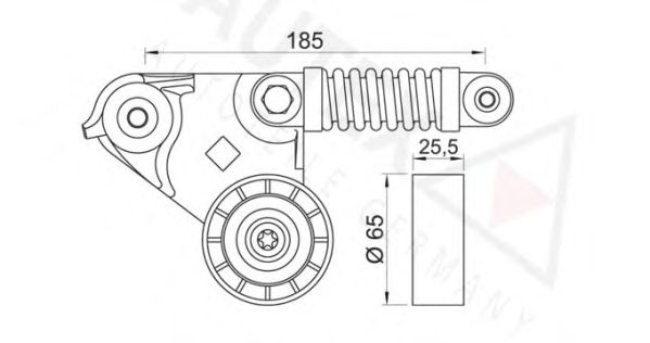 Intinzator curea, curea distributie