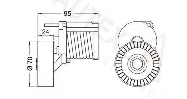 intinzator,curea transmisie