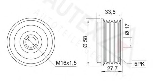 Sistem roata libera, generator