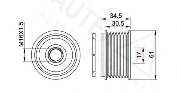 Sistem roata libera, generator