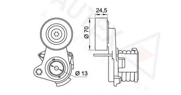 Intinzator curea, curea distributie