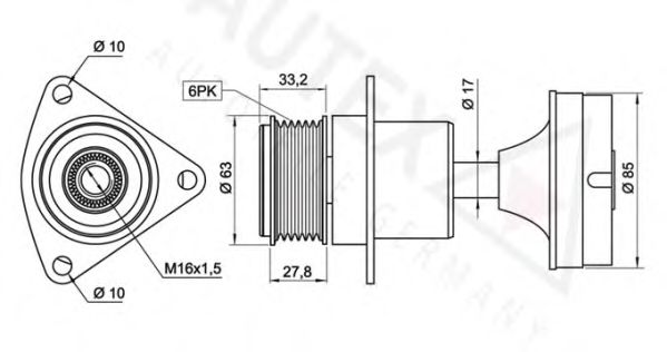 Sistem roata libera, generator