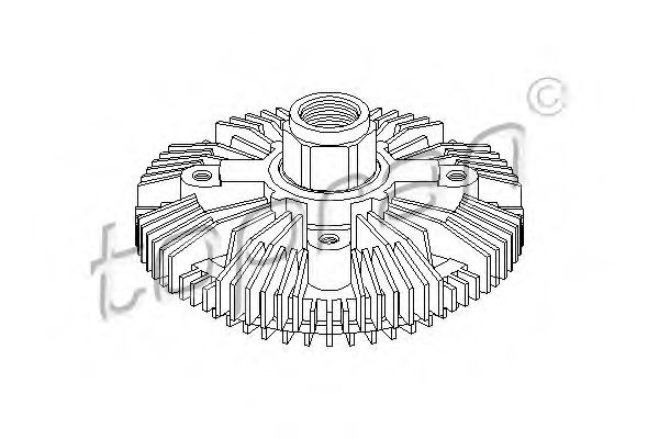 Cupla, ventilator radiator