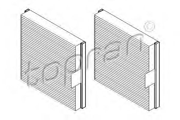 Filtru, aer habitaclu