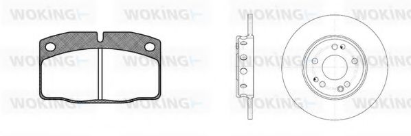 Set frana, frana disc