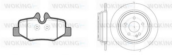 Set frana, frana disc