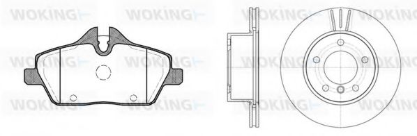 Set frana, frana disc