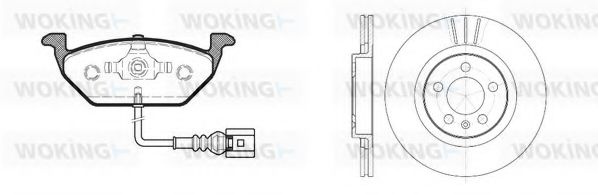 Set frana, frana disc