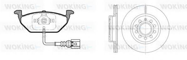 Set frana, frana disc