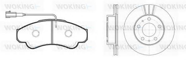 Set frana, frana disc