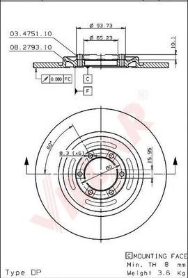 Disc frana