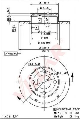 Disc frana