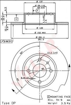 Disc frana