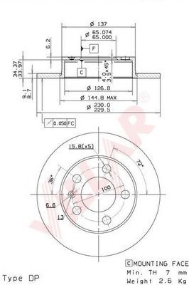 Disc frana