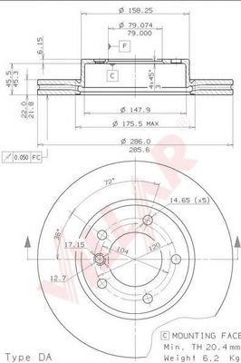 Disc frana