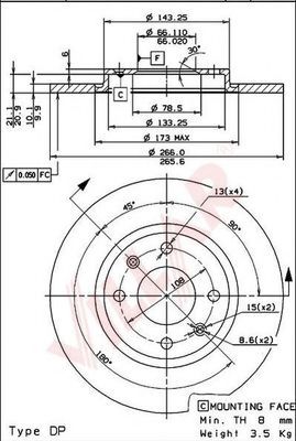 Disc frana