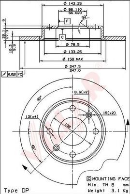 Disc frana