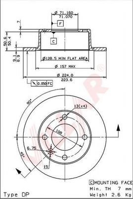 Disc frana