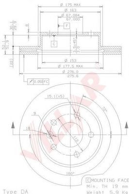 Disc frana