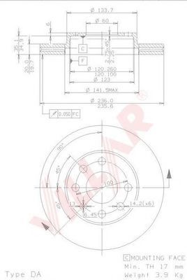 Disc frana