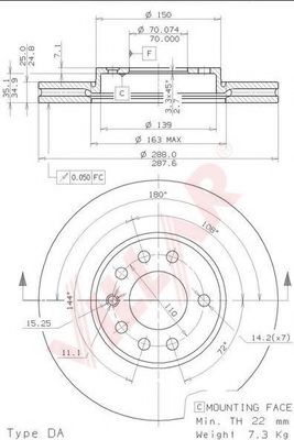 Disc frana