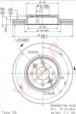 Disc frana