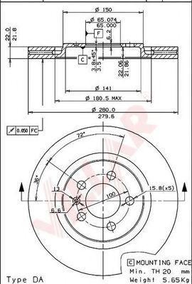 Disc frana