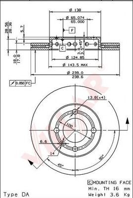 Disc frana