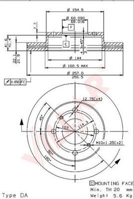 Disc frana