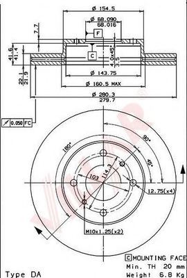 Disc frana