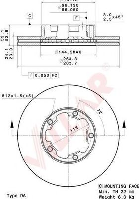 Disc frana