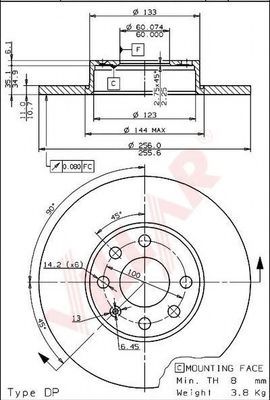 Disc frana