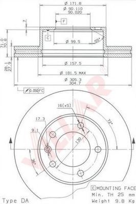 Disc frana