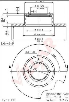 Disc frana