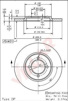 Disc frana