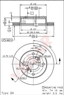 Disc frana