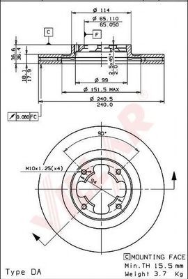 Disc frana