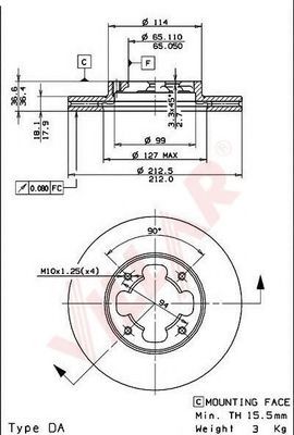 Disc frana