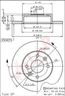 Disc frana