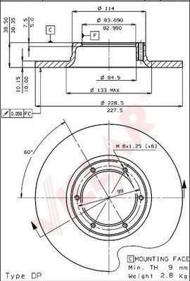 Disc frana